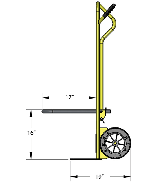 Chiavari Chair Cart Converts to Standard Hand Truck